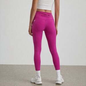 Fabletics High-Waisted Twist Back Leggings in Hot Pink